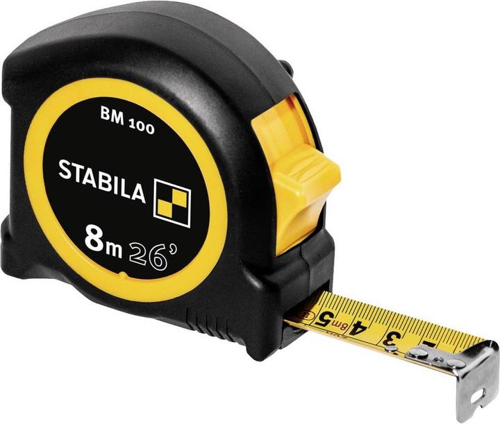 Produktbild Stabila Taschenbandmass BM 100, cm/inch-Skala (Metrisch, Zoll)