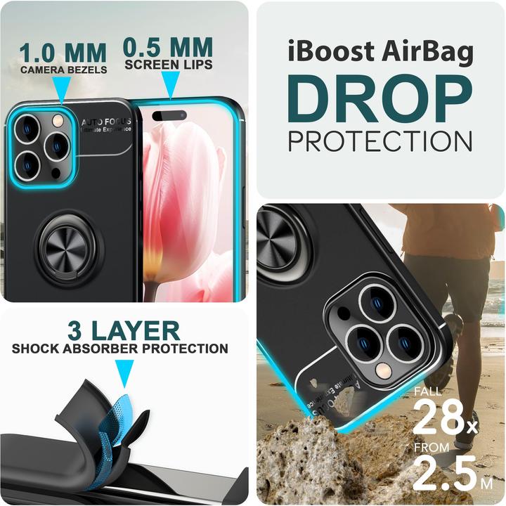 Actual product image Nalia Matte Ring Silicone Sleeve (Apple iPhone 15 Pro)