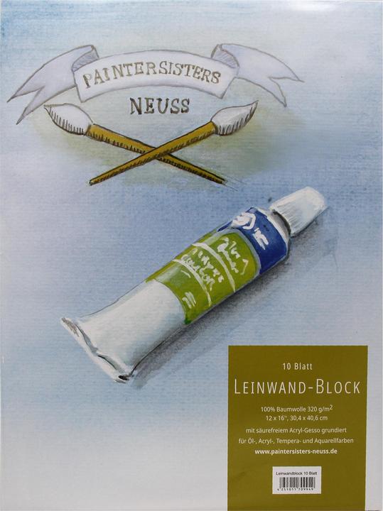 Produktbild Paintersisters Malblock Leinwand 30x40 (30 x 40 cm)