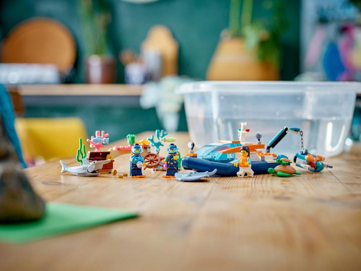 Immagine prodotto LEGO Barca da ricerca marina (60377, LEGO City)