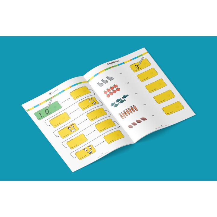 Actual product image Newmero Workbook for children 3 - 6 years old (English)