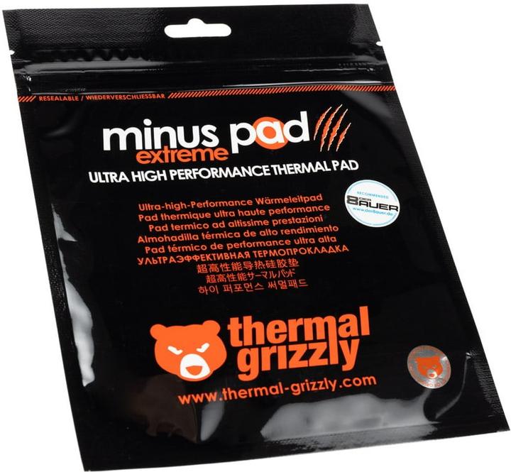 Actual product image Thermal Grizzly Minus Pad Extreme - 120 × 20 × 3 mm (3 mm, 8 W/m K)
