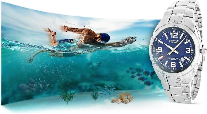 Actual product image Casio Wrist watch EDIFICE, blue (Analogue wristwatch, 40 mm)
