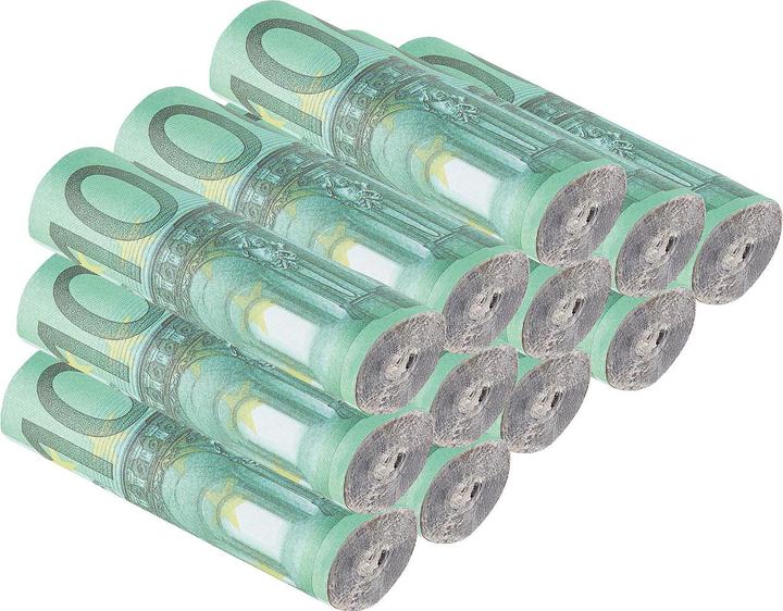 Image du produit Semptec Lot de 12 allume-feu en forme de rouleau de billets de banque