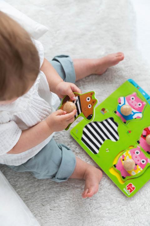 Produktbild Goula Kinder Puzzle aus Holz Three Little Pigs (4 Teile)