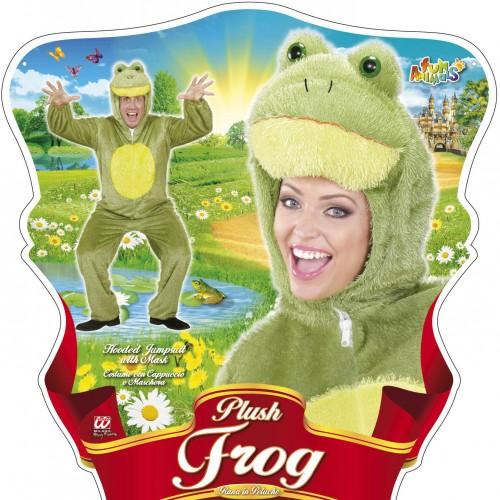 Actual product image Widmann Plush frog costume with mask (XL)