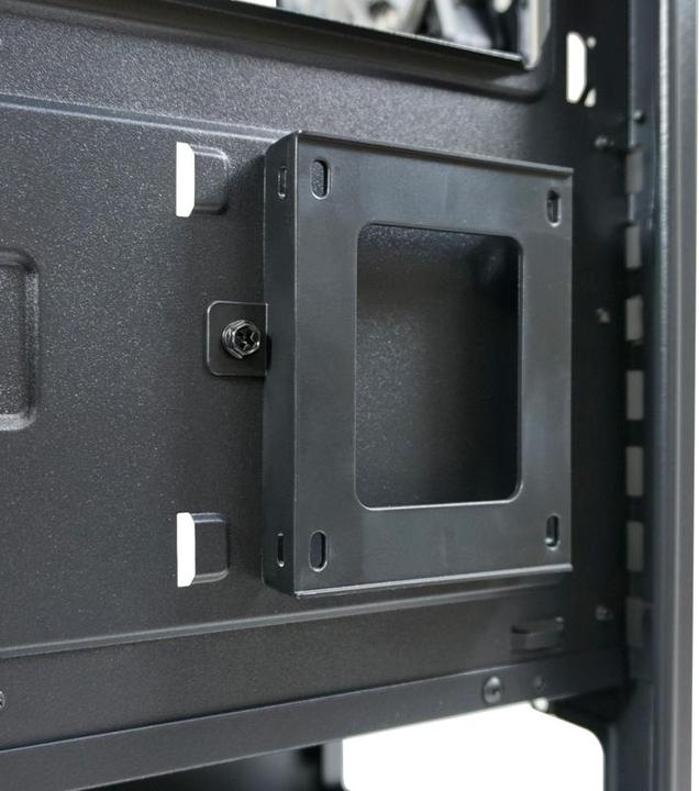 Actual product image LC-Power Housing MidiTower 715B black USB3.2/Audio,without power supply,SEAMLESS X (mATX, Mini-ITX, ATX)