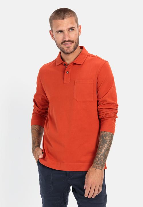 Produktbild Camel Active Langarm Poloshirt aus zertifiziertem Organic Cotton (XXL)