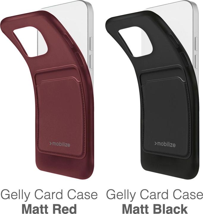 Image du produit Mobilize Pochette en gélatine pour cartes (Apple iPhone 15)