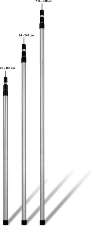 Actual product image Normani Tent pole telescopic pole "Tento