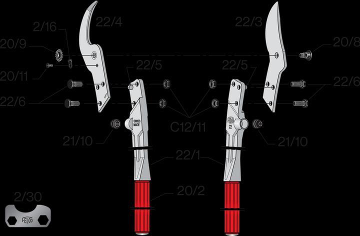 Actual product image Felco Two-hand shears
