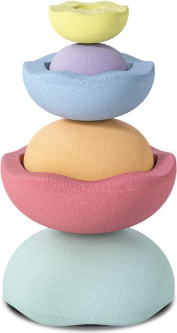 Stapelstein ® Inside Rainbow Pastel, set of 6