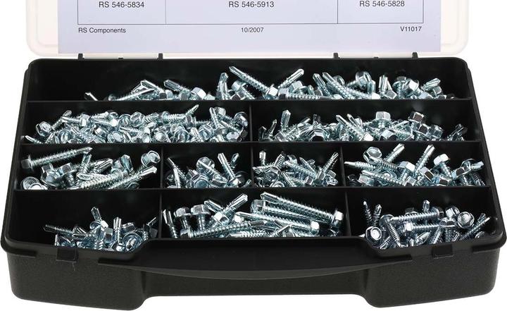 Actual product image Rs Pro Self-tapping screw set DIN 7504 (680 Screws per piece)