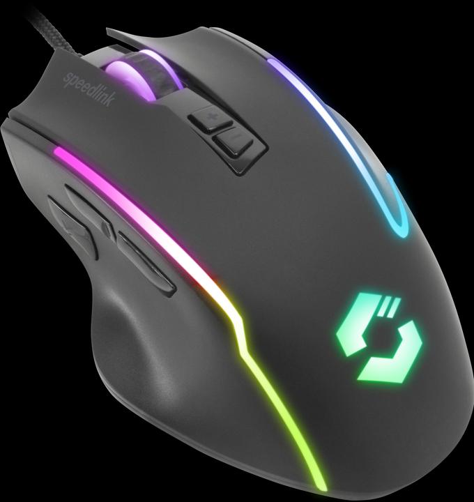 Image du produit Speedlink DECUS NX RGB Gaming Mouse, rubber-black (Filaire)