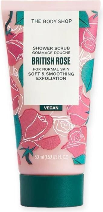 Produktbild Body Shop - British Rose Smoothing Shower Scrub (Shower Scrub) - Volume: 50 ml (50 ml)