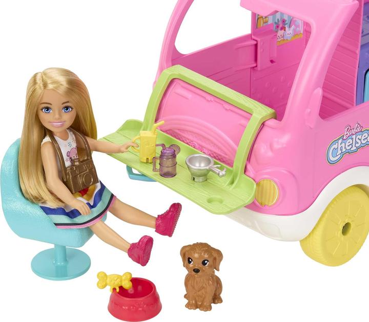 Actual product image Barbie Chelsea 2-in-1 camper