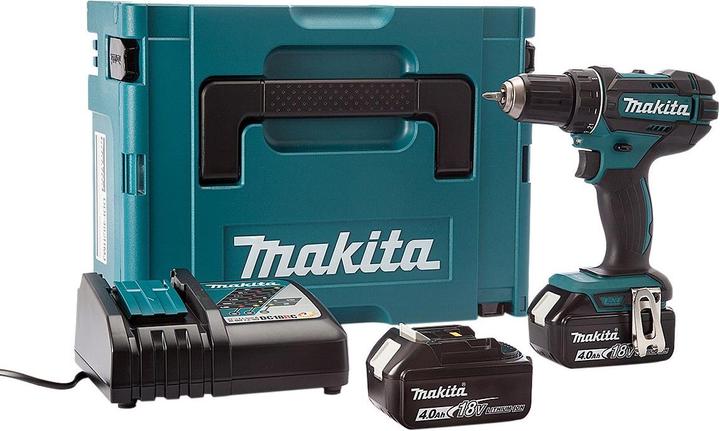 Actual product image Makita Cordless drill screwdriver DDF482RMJ Set (Rechargeable battery operated)