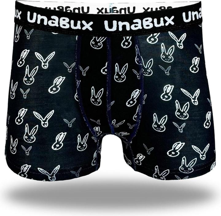 Produktbild Unabux Boxer BLACK WHITE RABBIT (M, Einzelpack)