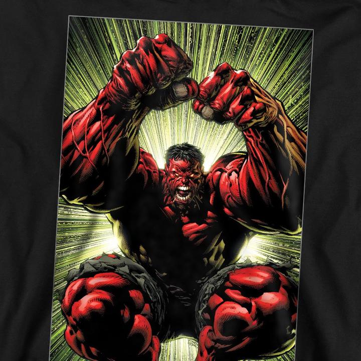 Immagine prodotto Felpa Hulk Rosso Attacco Adulto Unisex (M)