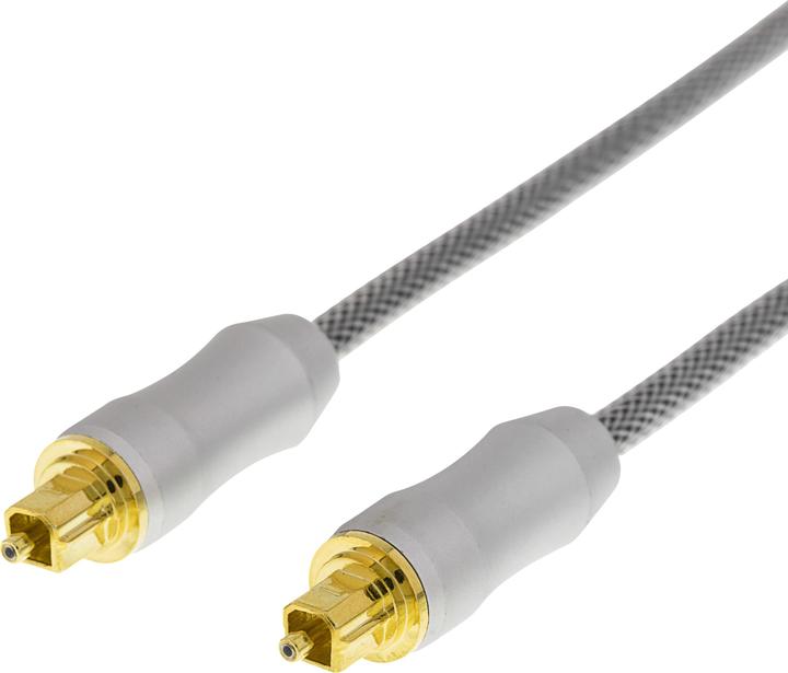 Immagine prodotto Deltaco Cavo Toslink di alta qualità, cavo audio digitale ottico, 3 m, nero (3 m)
