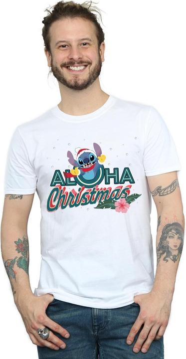 Produktbild Disney Lilo And Stitch Aloha Christmas TShirt (M)