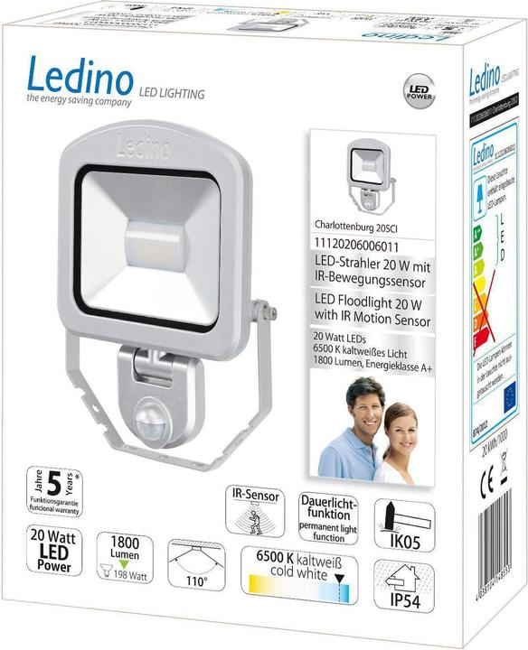 Produktbild Ledino LED-Strahler m. Sensor (1800 lm, IP54)