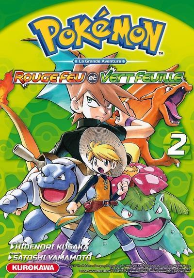 Image du produit NoName POKEMON : Rouge Feu et Vert Feuille Emeraude - Tome 2 (Français, Yamamoto Satoshi, Kusaka Hidenori, 2017)