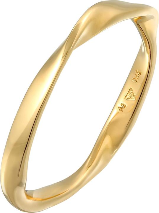 Elli Ring Bandring Gedreht Stapelring Basic 925 Silber