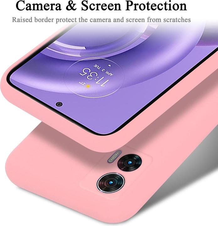Immagine prodotto Cadorabo Custodia TPU Liquid Silicone Case (Motorola Edge 30 Neo)