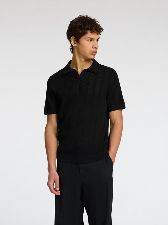 Actual product image Selected Homme 100% Baumwoll Polohemd aus Strick (M)