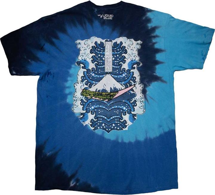 Nick Masons Saucerful of Secrets Hokusai Wave Dip Dye
