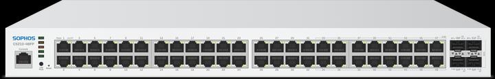 Actual product image Sophos CS210-48FP Switch - 48 port 16x2.5G with Full PoE - EU power cord (48 Ports)