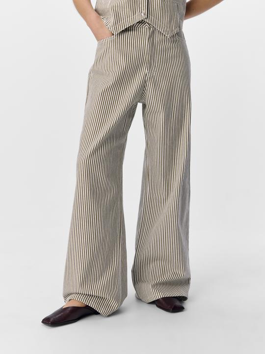 Image du produit Object Streifen Jeans mit weitem Bein (XS)
