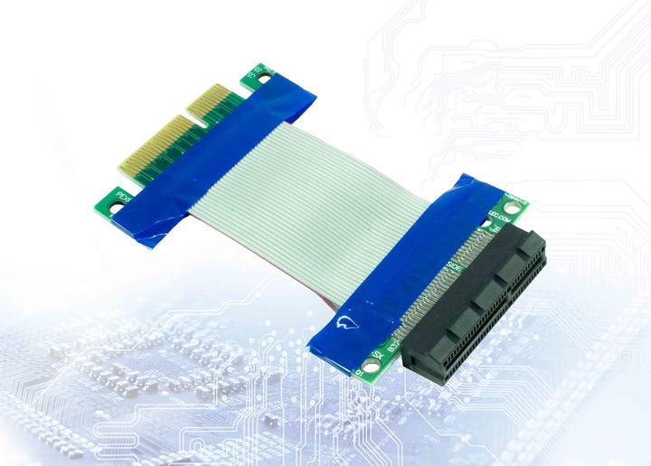 Intertech Riser Card Exender PCIe x4 flessibile