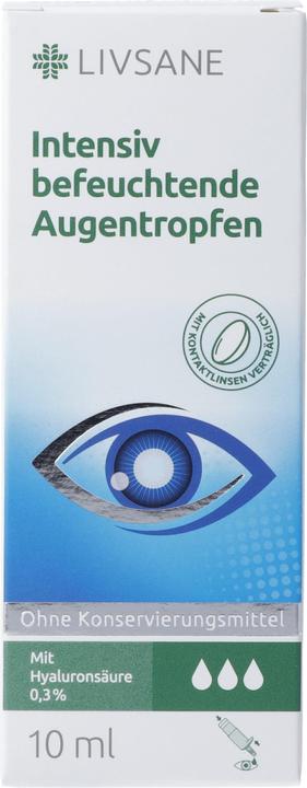 Immagine prodotto Livsane Intensiv befeuchtende Augentropfen (10 ml, Gocce oculari idratanti intensive)