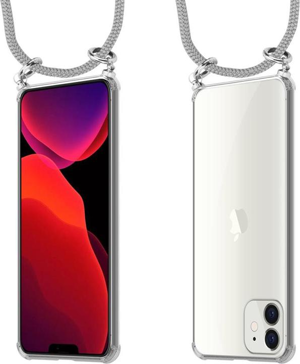 Produktbild Cadorabo TPU Handy Kette SILBER Cover