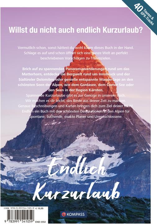 Actual product image Endlich Kurzurlaub - Alpen (German, 2024)