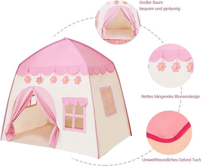 Activity Board Kinderspielzelt, Indoor-Spielhaus, Kinderhaus, Haus Fantasy, kleine Burg, grosses Kinderhaus