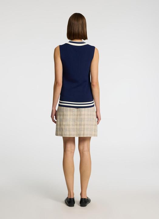 Image du produit Selected Femme Leinenmix Karo Plisseerock (40)