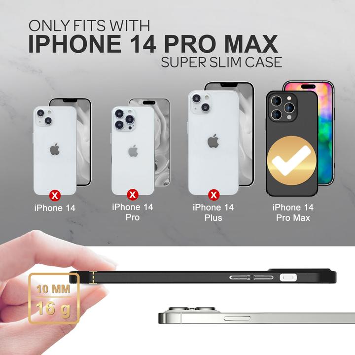 Actual product image Nalia Extra Thin Mobile Phone Case (Apple iPhone 14 Pro Max)