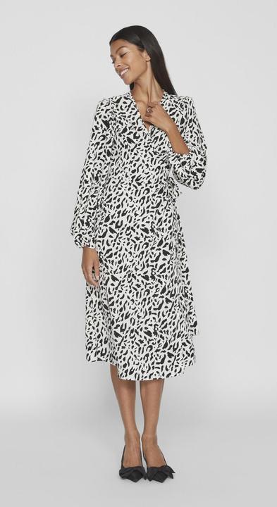 Actual product image Vila Long-sleeved midi wrap dress (36)