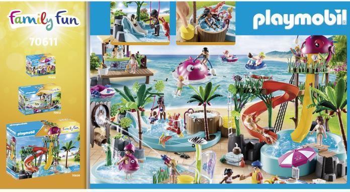 Actual product image Playmobil Children's pool with whirlpool (70611, Playmobil Family Fun)