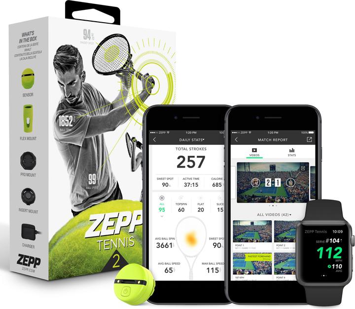 Produktbild Zepp 3D Smart Tennis-Sensor