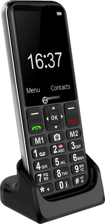 Produktbild Geemarc CL8600 Seniorenhandy 4G mit grossem Display und Kamera, schwarz (2.80", 4G)