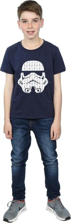 Immagine prodotto Star Wars Christmas Stormtrooper Helmet Maglietta Ragazzi (152, 158)