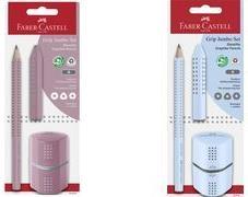 Produktbild Faber-Castell Schreibset 3-tlg. Jumbo Grip sky blue (B, 1 x)