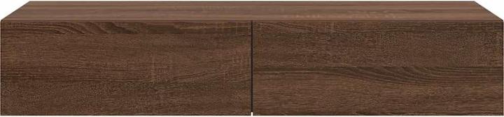 Produktbild VidaXL Wandregal mit Schubladen Braun Eiche 100x36x19 cm Holzwerkstoff