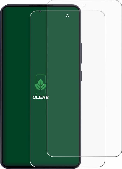 Productafbeelding ScreenLeaf Schutzfolie nachhaltiger Displayschutz Display Schutz Folie Klar Transparent (2 Stuk, Xiaomi Redmi Note 13 4G)