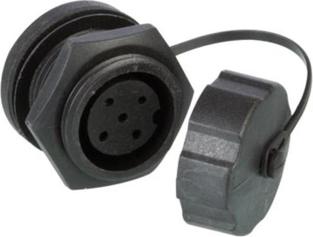 Produktbild Velleman Wasserdichte Multipin-Buchse - 5-Polig