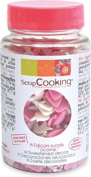 Image du produit ScrapCooking Dekorzucker "Einhorn &Herz", 50 g (1 x)